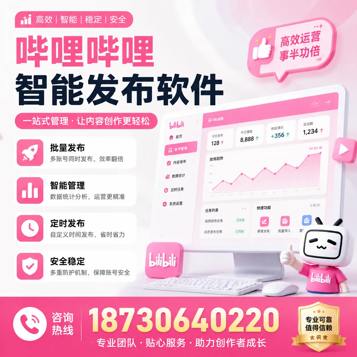如何评估哔哩哔哩智能发布软件的ROI？石嘴山 企业必读